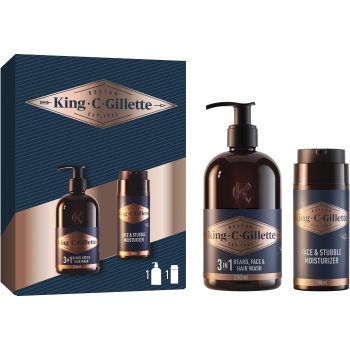 Gillette King C. Perfect Beard Care Kit set cadou pentru barbati - imagine 2